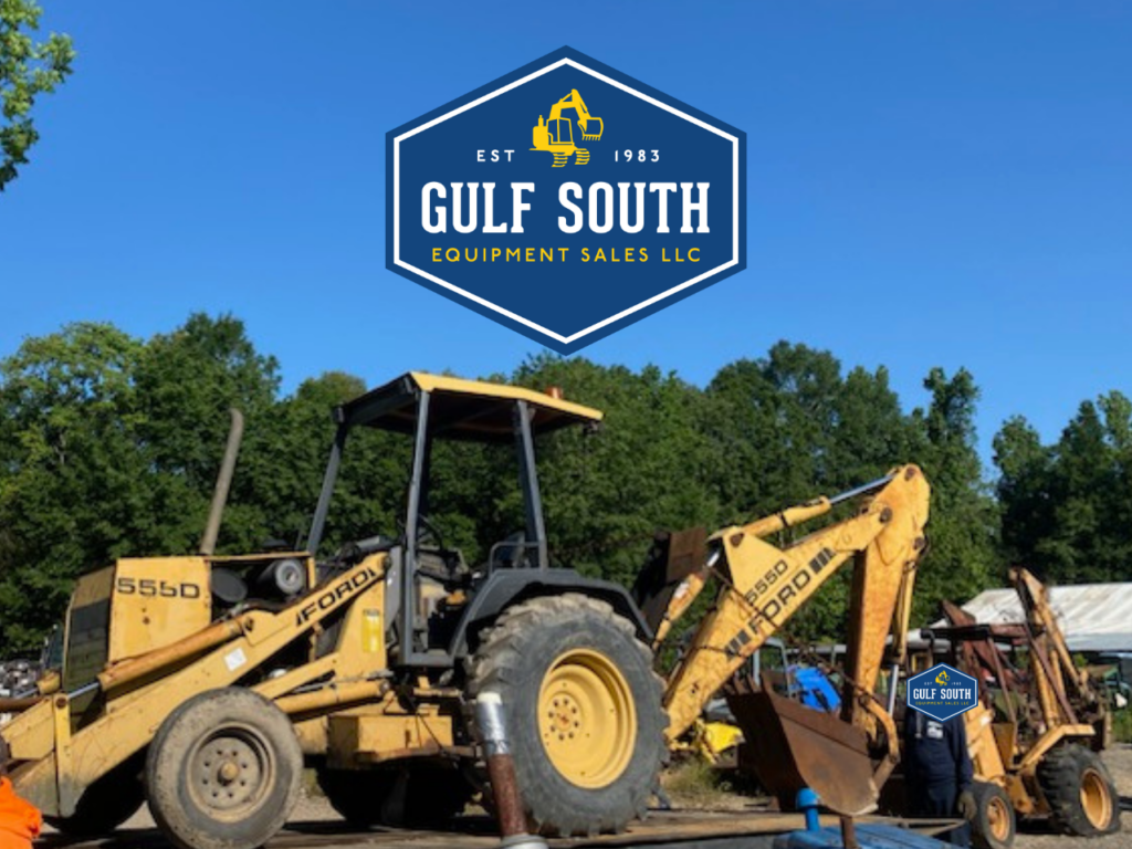 Ford 555D Backhoe For Parts.  Added May 2023.  Located at Gulf South Equipment Sales. Baton Rouge, Louisiana.  Please Call for Details.