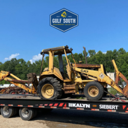 caterpillar 416 2wd backhoe in for parts. Gulf South Equipment sales. Baton Rouge, Louisiana