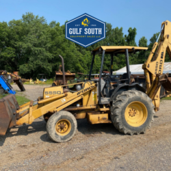 Ford 555D 2wd Backhoe in for Parts. Added to Inventory on 06/09/2023. Located at the main office in Baton Rouge, Louisiana.