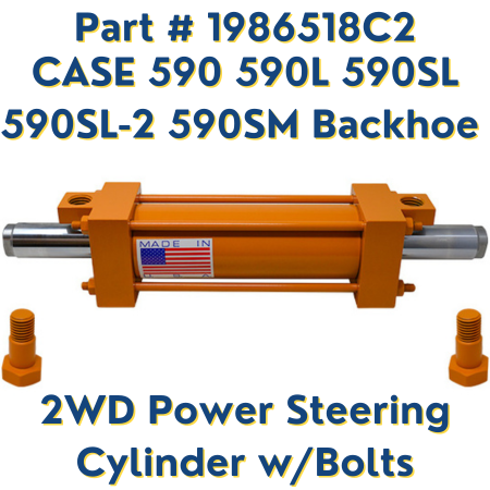 1986518c2 590 590l 590sl 2wd power steering cylinder