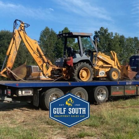 Case 580 Super L Backhoe in for Parts loacated in baton rouge louisiana gulf south equipment sales