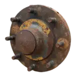Ford 555C/D Backhoe 8 Lug Front Wheel Hub, USED -- 82961747