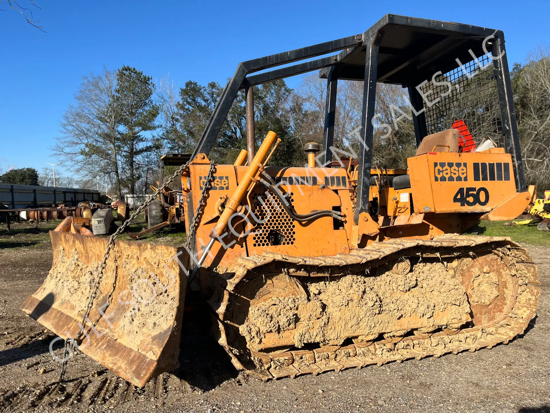 Case 450 Dozer in for Parts