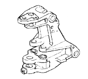 E7NNB631AB F2NNB631CA14Z USED Swing Post Backhoe Support Tower Ford 555C 555D