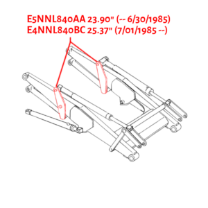 Ford 555 Used RH Loader Link E5NNL840AA E4NNL840BC