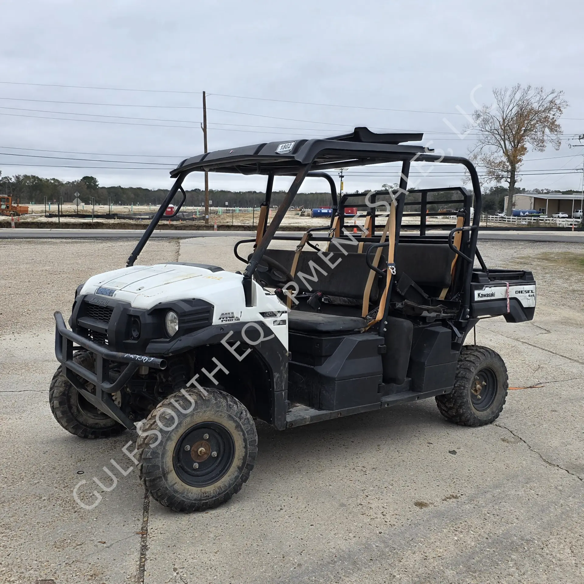 2021 Kawasaki Mule Pro-DXT EPS FE KAF1000J in for Salvage